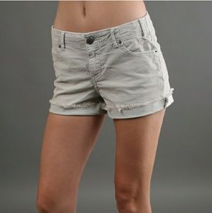 Free People Corduroy Shorts Stone Gray